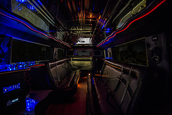 Inisde a Hummer