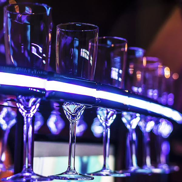 Bar in a limo